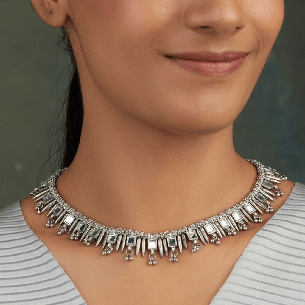 ALEYOLÉ Aleyole Chain Choker Necklace - Silver - Jewellery from David  Mellor Family Jewellers UK